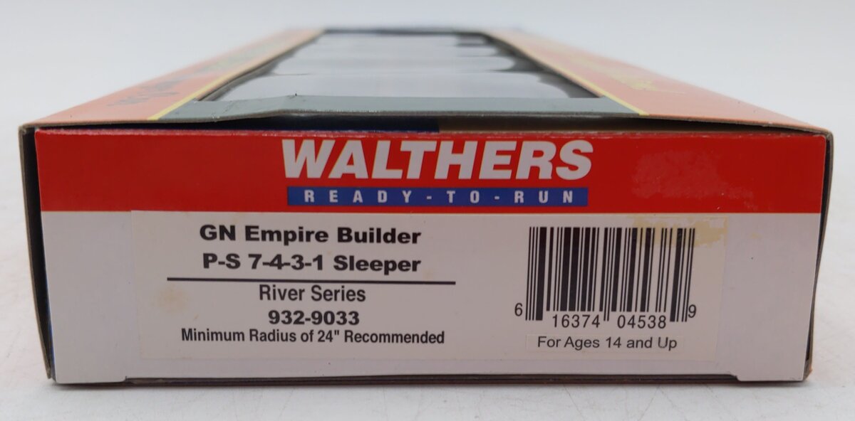 Walthers 932-9033 HO Scale GN Empire Builder P-S 7-4-3-1 River Series Sleeper NIB
