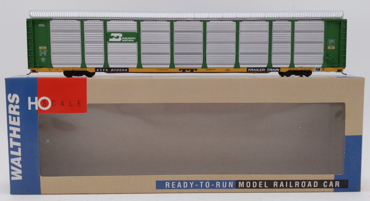 Walthers 932-4854 HO Burlington Northern Thrall Tri-Level Auto Carrier #820594