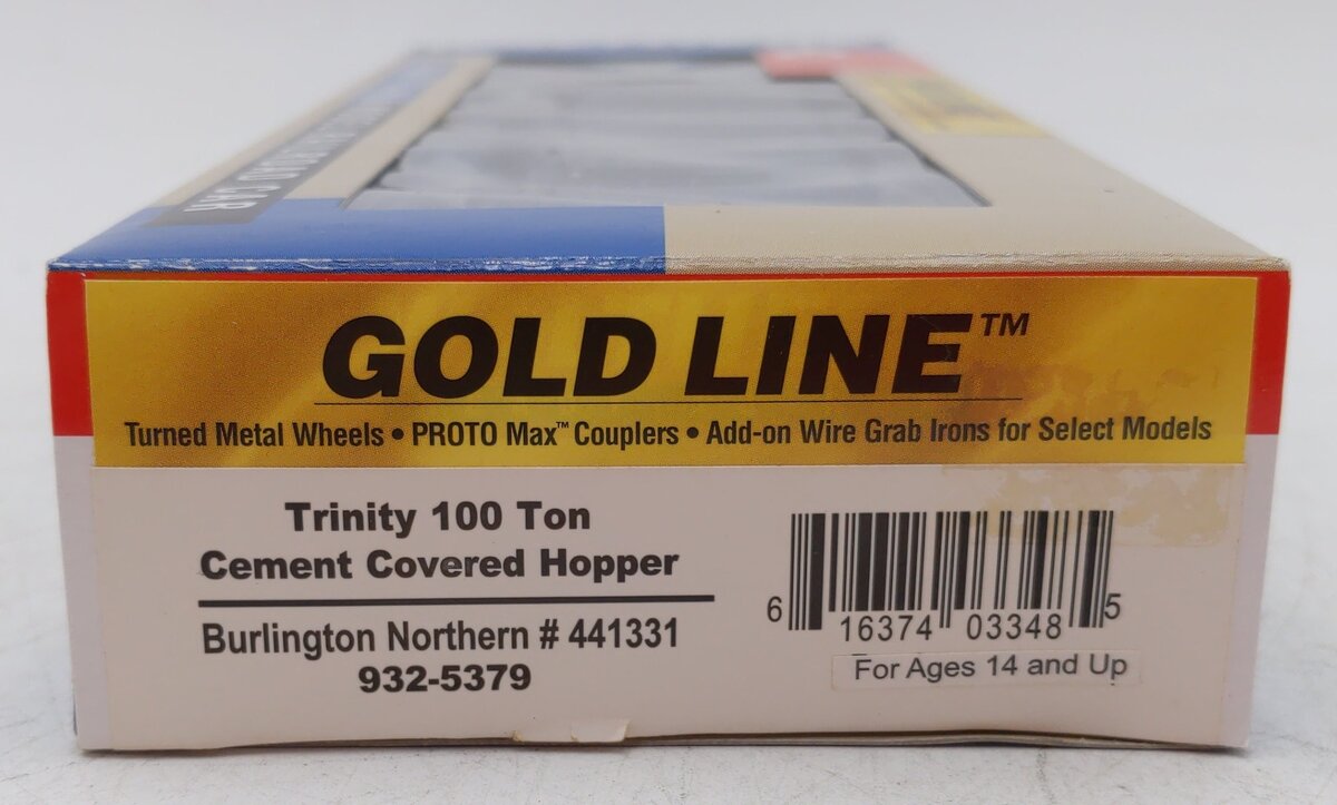Walthers 932-5379 HO BN Trinity 100 Ton Cement Covered Hopper #441331