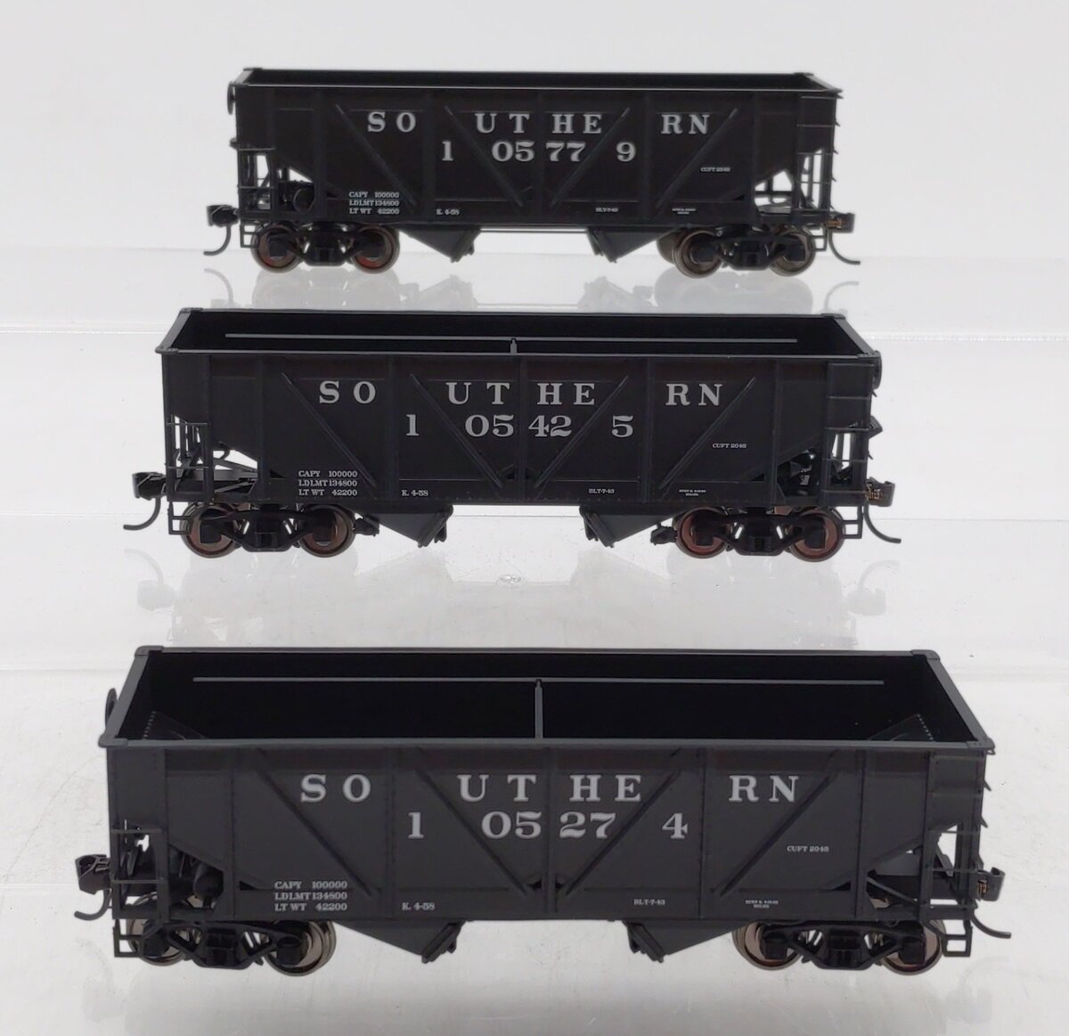 Walthers 920-125903 HO SOU 34' Steel Sheathed War Emergency Hopper (Pack of 3) NIB
