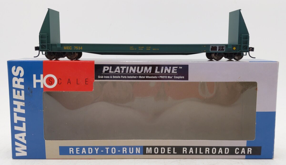 Walthers 932-41604 HO Scale Mec 50' SIECO Pulpwood Flatcar #7534 LN/Box