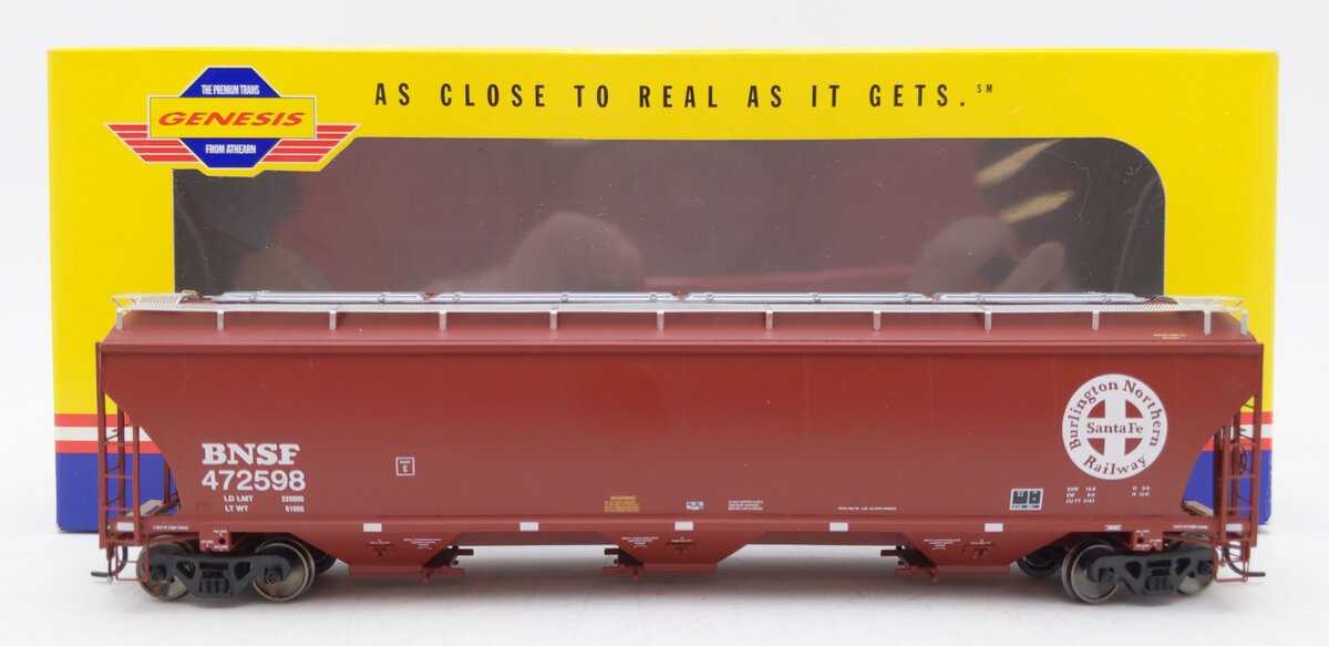 Athearn G4272 HO Burlington Northern Covered Hopper #472598 LN/Box