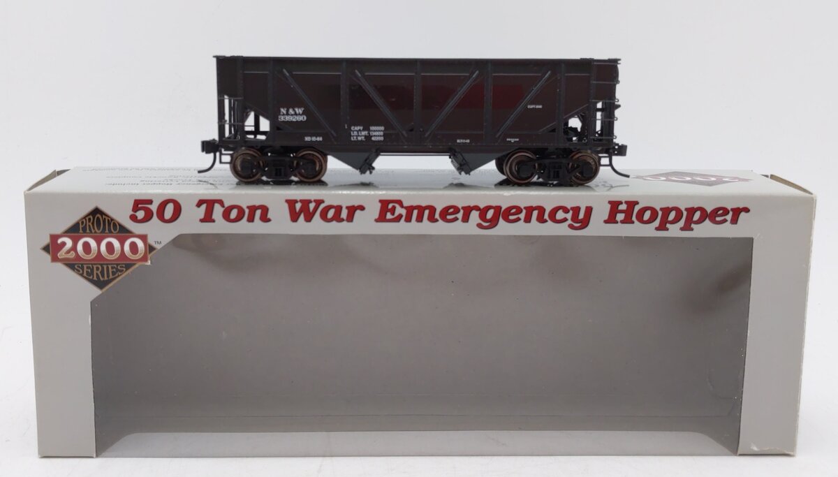Proto 2000 920-31620 HO N&W 50 Ton War Emergency Hopper #339260 LN/Box