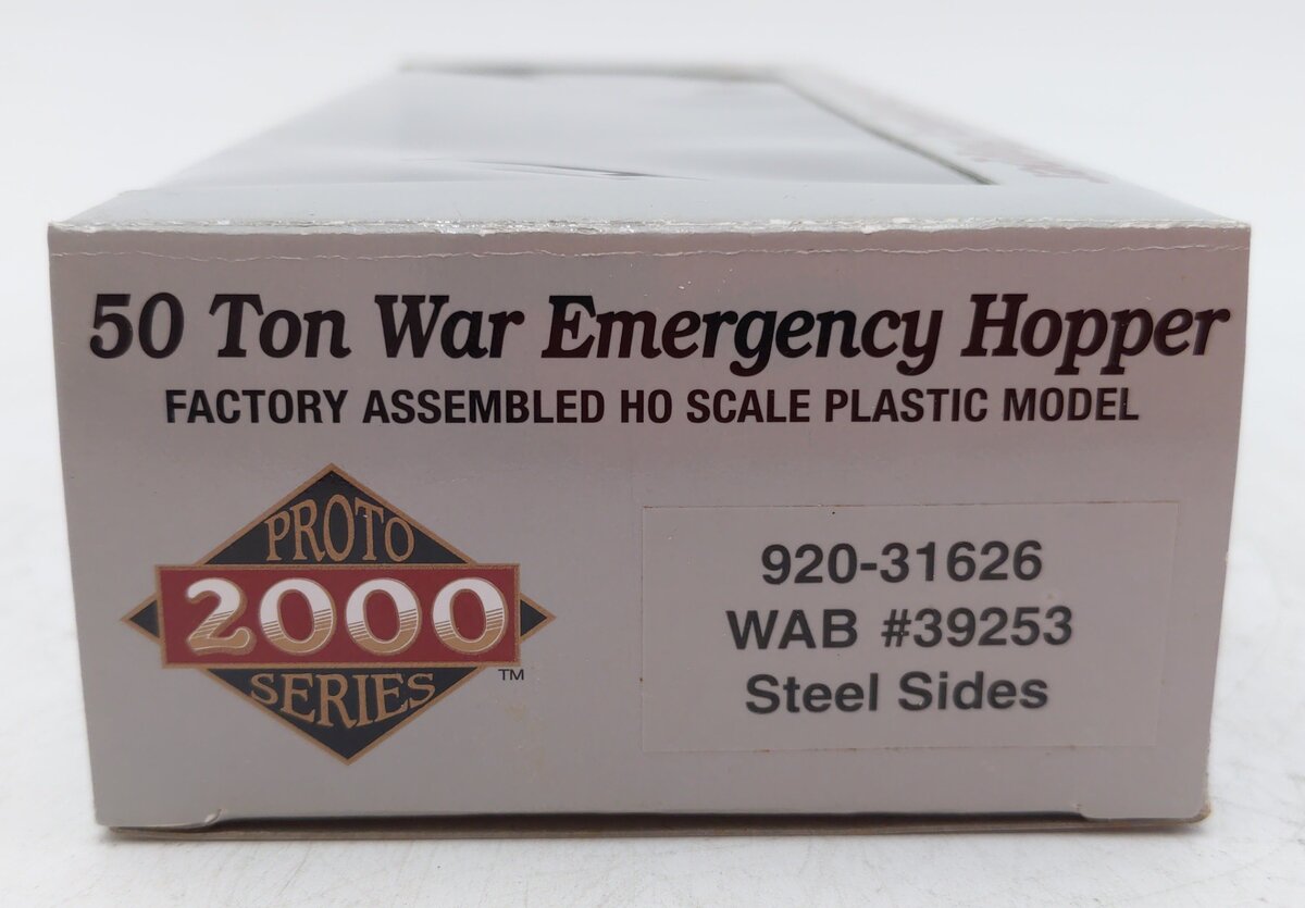Proto 2000 920-31626 HO Wabash 50 Ton Emergency Hopper #39253 LN/Box