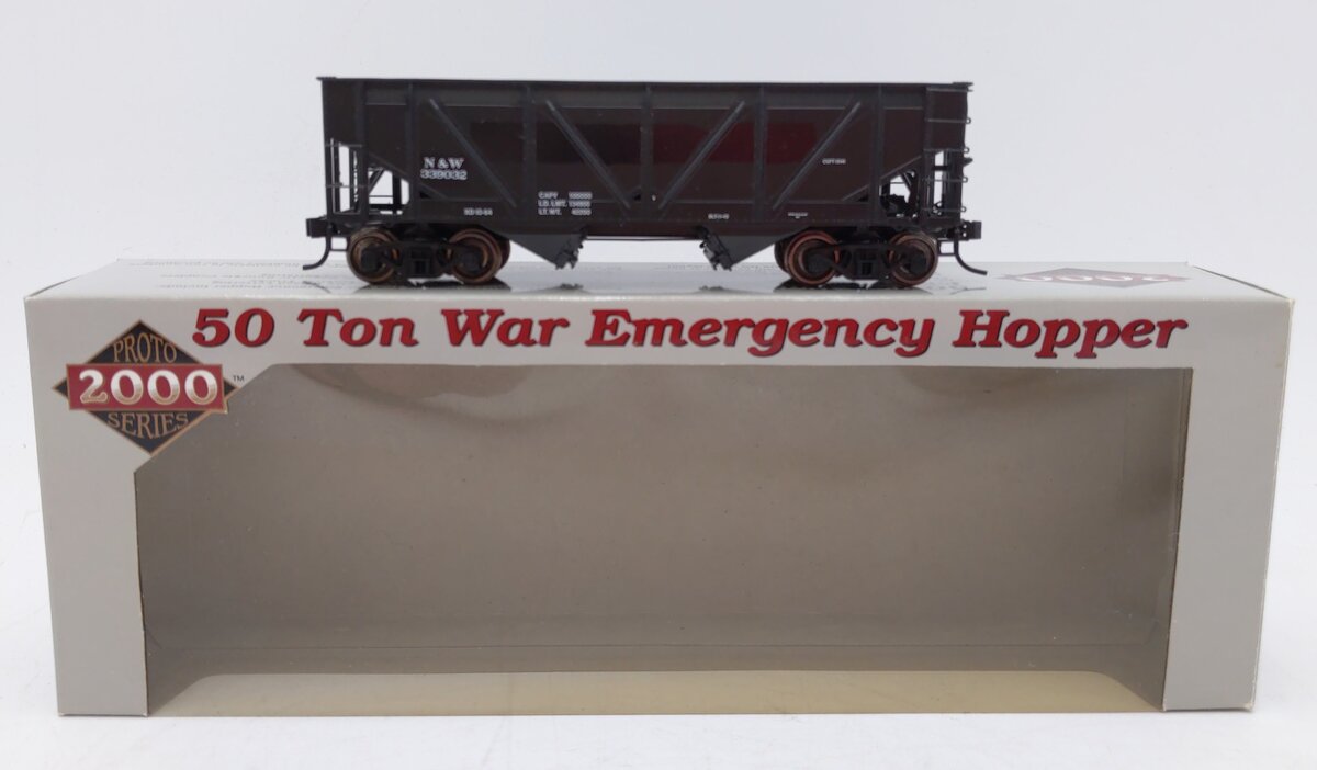 Proto 2000 920-31619 HO N&W 50 Ton War Emergency Hopper #339032 LN/Box