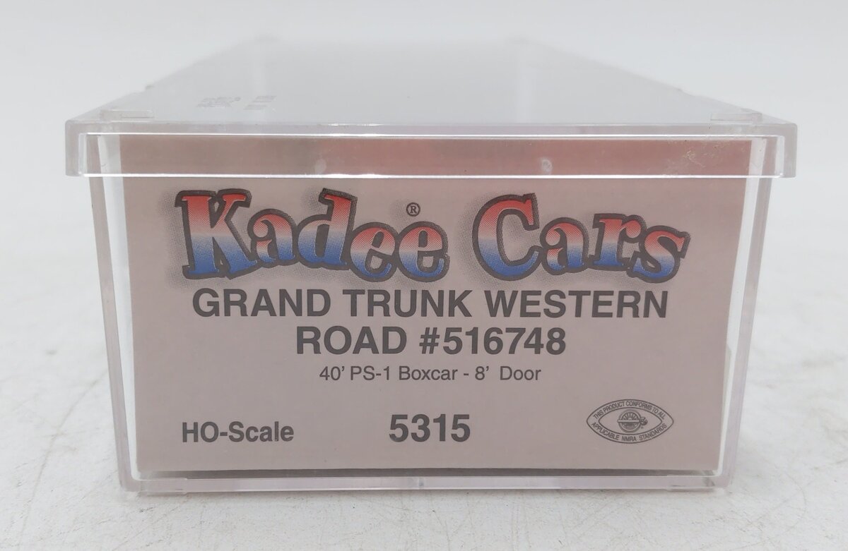 Kadee 5315 HO Grand Trunk Western Pullman-Standard PS-1 40' Boxcar #516748