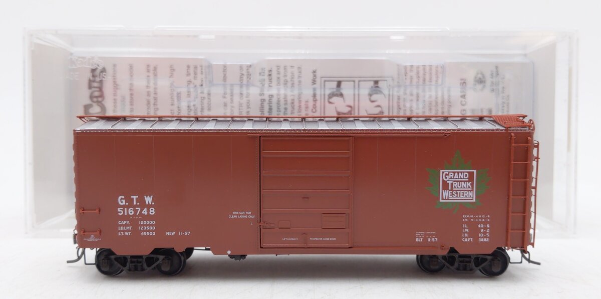Kadee 5315 HO Grand Trunk Western Pullman-Standard PS-1 40' Boxcar #516748