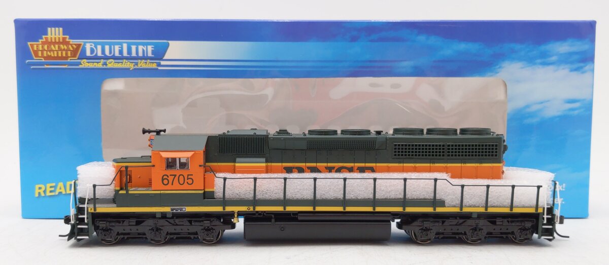 Broadway Limited 5005 HO Burlington Northern EMD SD40-2 Diesel Locomotive #6705