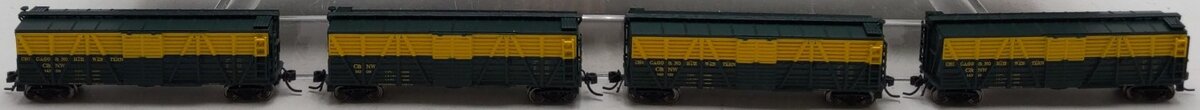 Broadway Limited 3371 N CNW PRR K7 Stock Car No Sound (Pack of 4)