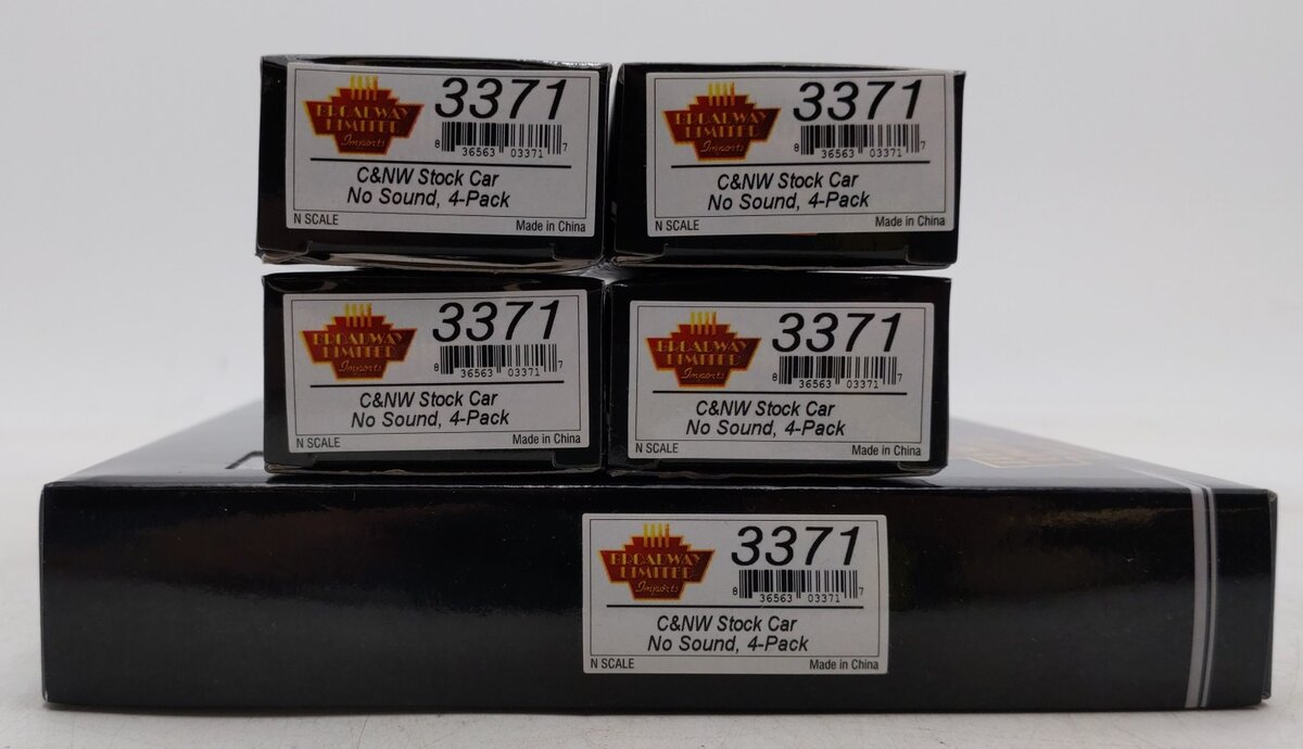 Broadway Limited 3371 N CNW PRR K7 Stock Car No Sound (Pack of 4)