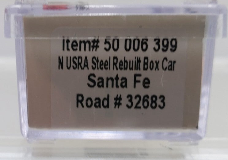 Atlas 50006399 N Atchison, Topeka and Santa Fe USRA Steel Rebuilt Boxcar #32683