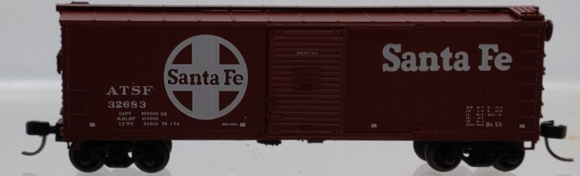 Atlas 50006399 N Atchison, Topeka and Santa Fe USRA Steel Rebuilt Boxcar #32683