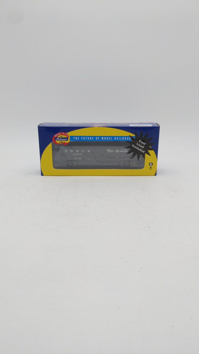 Athearn 72717 HO Scale D&RGW RTR 40' 4-Bay Offset Hopper #17532