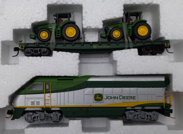 Athearn N Scale John Deere Diesel Passenger Train Set NIB