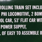 Athearn N Scale John Deere Diesel Passenger Train Set NIB