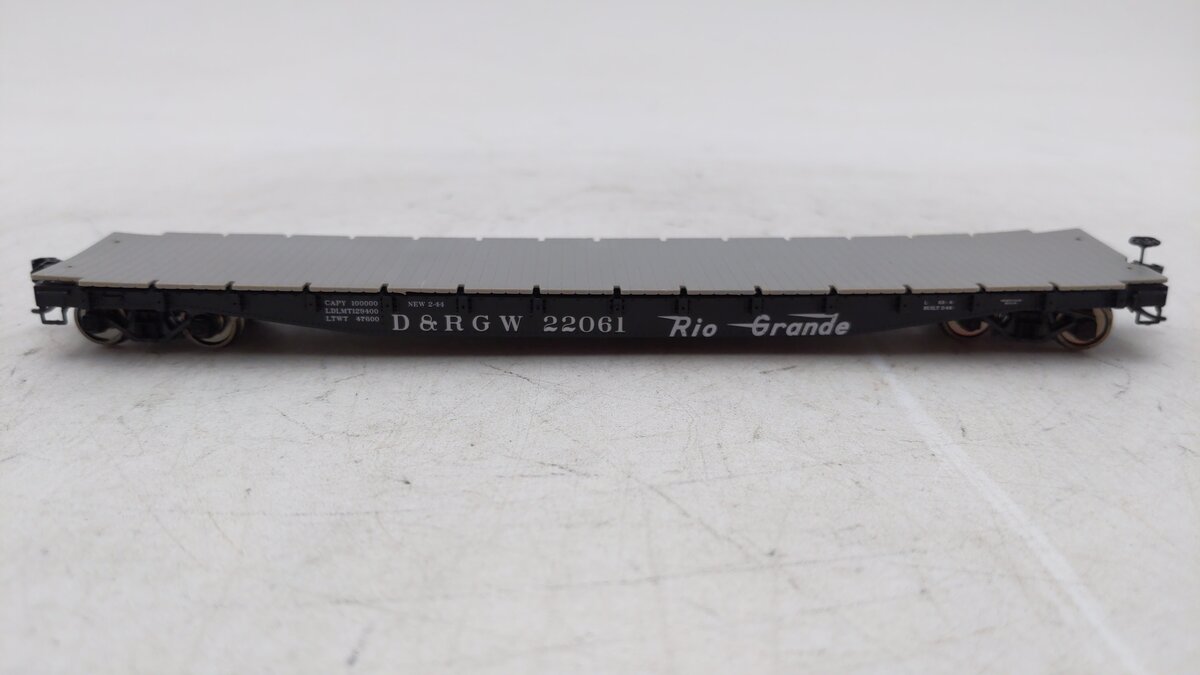 Walthers 920-104119 HO Denver & Rio Grande Western 53' AAR Flatcar #22061