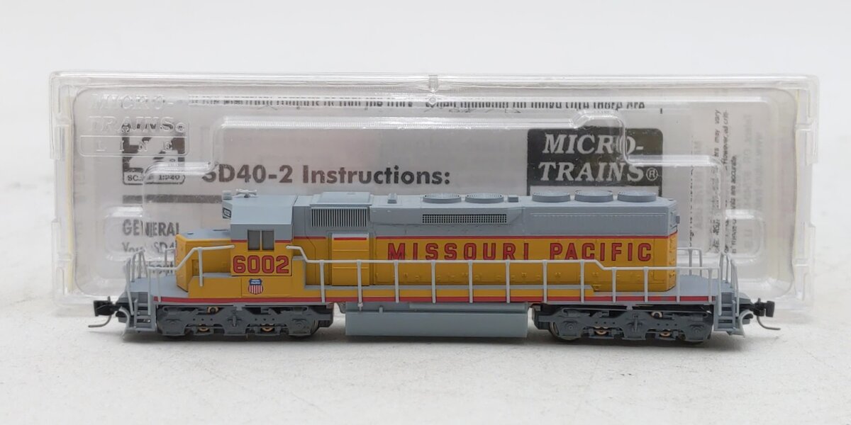 Micro-Trains 97001191 Z Missouri Pacific/UP EMD SD40-2 Diesel Locomotive #6002