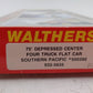 Walthers 932-5635 HO Southern Pacific 75' Depressed Center Four Truck Flat Car