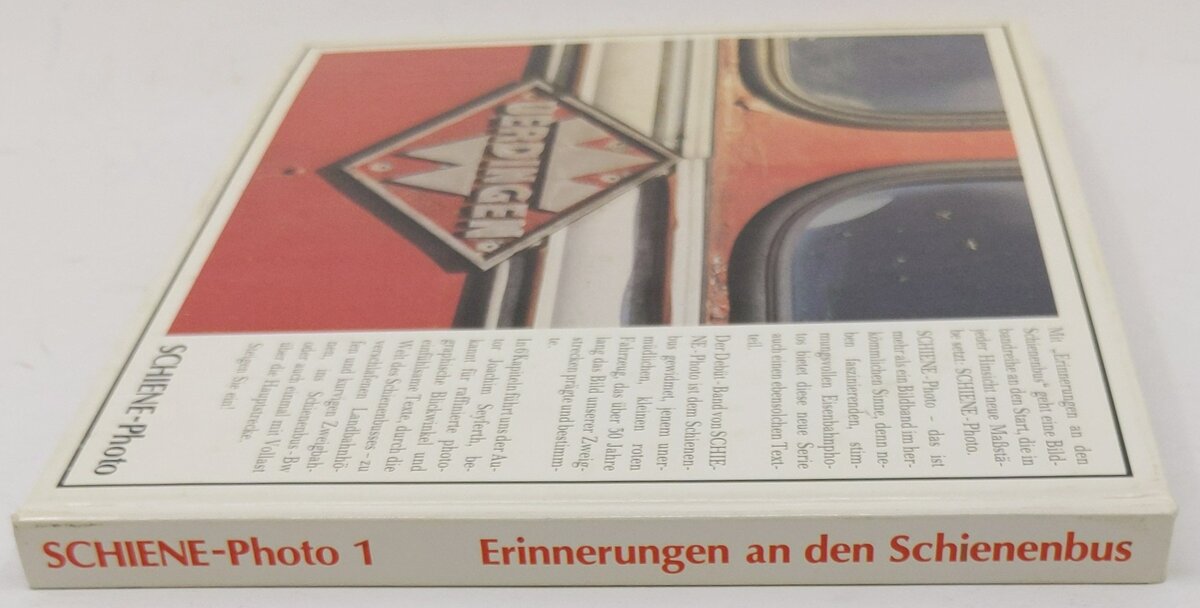 Erinnerungen an den Schienenbus. Hardcover Book By Joachim Seyferth EX