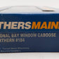 Walthers 910-8660 HO Great Northern International Bay Window Caboose #X-184