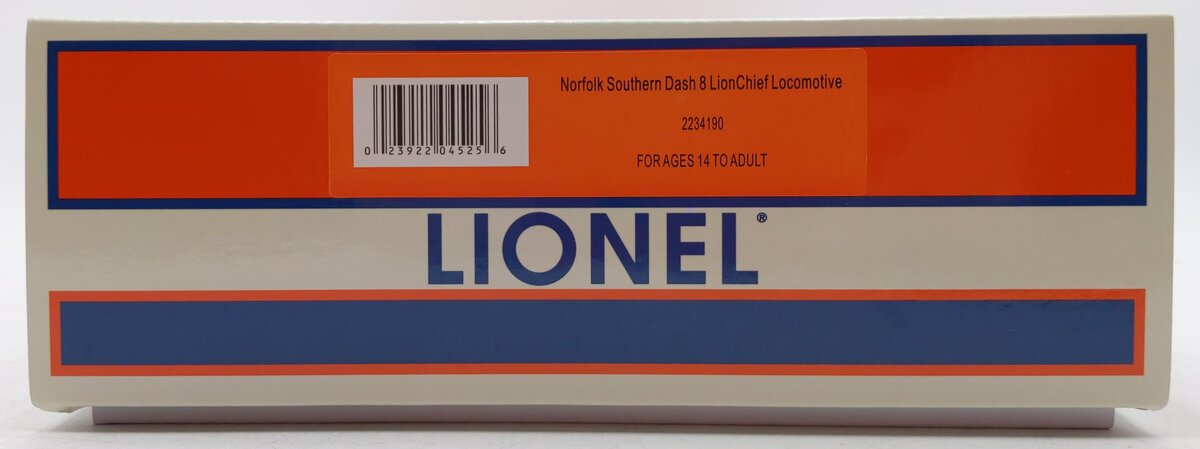 Lionel 2234190 O Norfolk Southern Lionchief Dash 8 Diesel Locomotive #8389