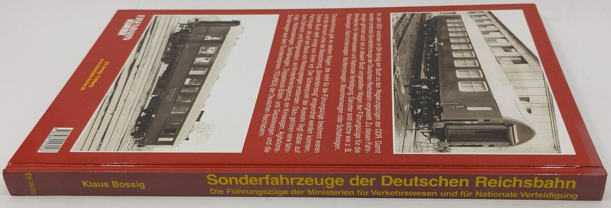 Sonderfahrzeuge der Deutschen Reichsbahn Hardcover Book By Klaus Bossig LN