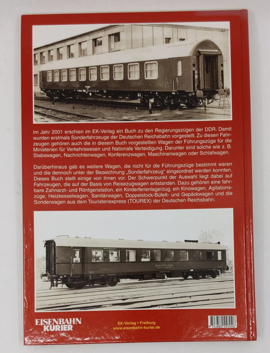 Sonderfahrzeuge der Deutschen Reichsbahn Hardcover Book By Klaus Bossig LN