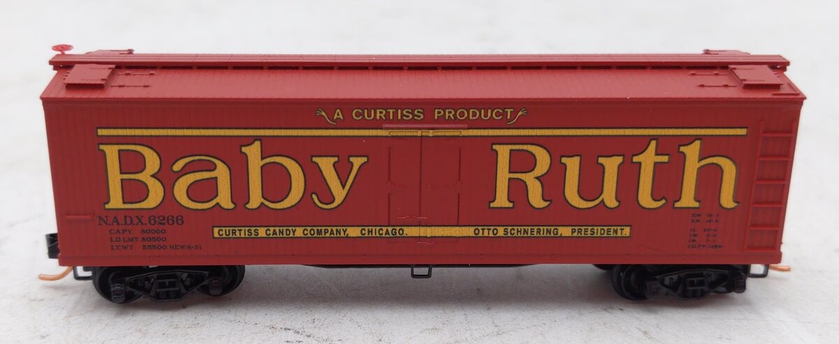 Micro-Trains 04900730 N Baby Ruth Candy 40' Double Sheathed Wood Reefer #6266