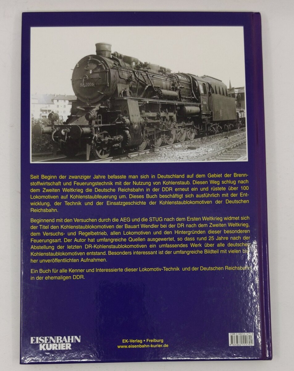 Kohlenstaublokomotiven der Deutschen Reichsbahn. Hardcover Book By Dirk Winkler LN
