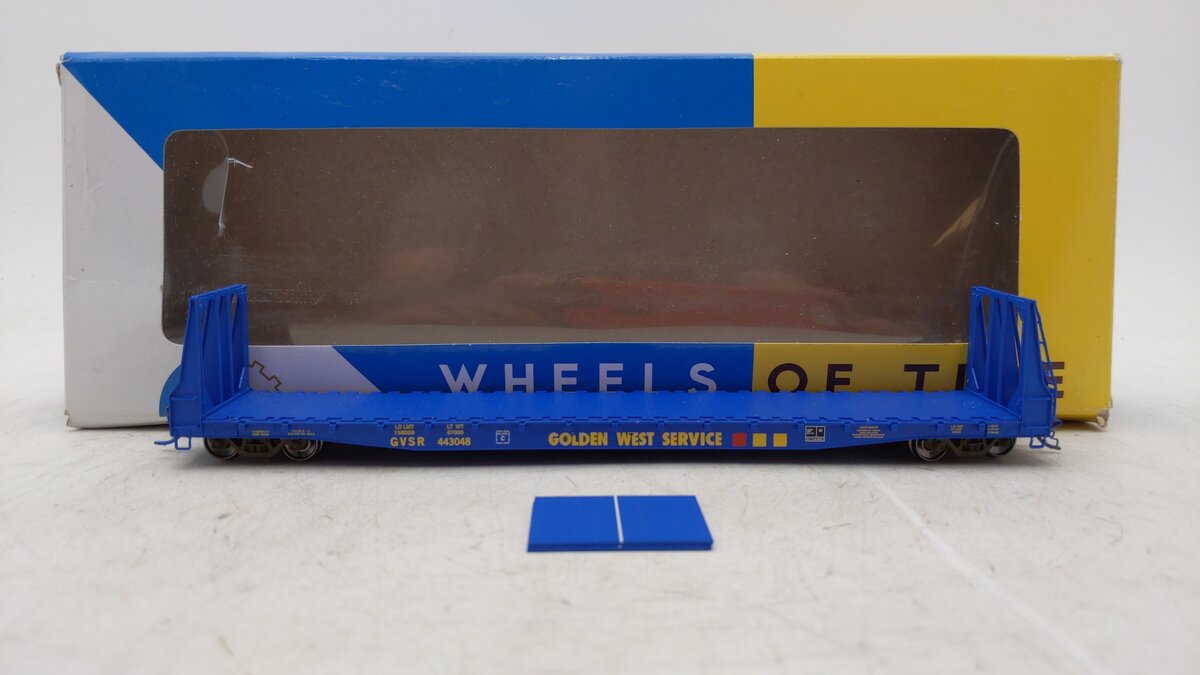 Wheels of Time 40046 HO GVSR 62 Ft Bulkhead Flatcar #443048