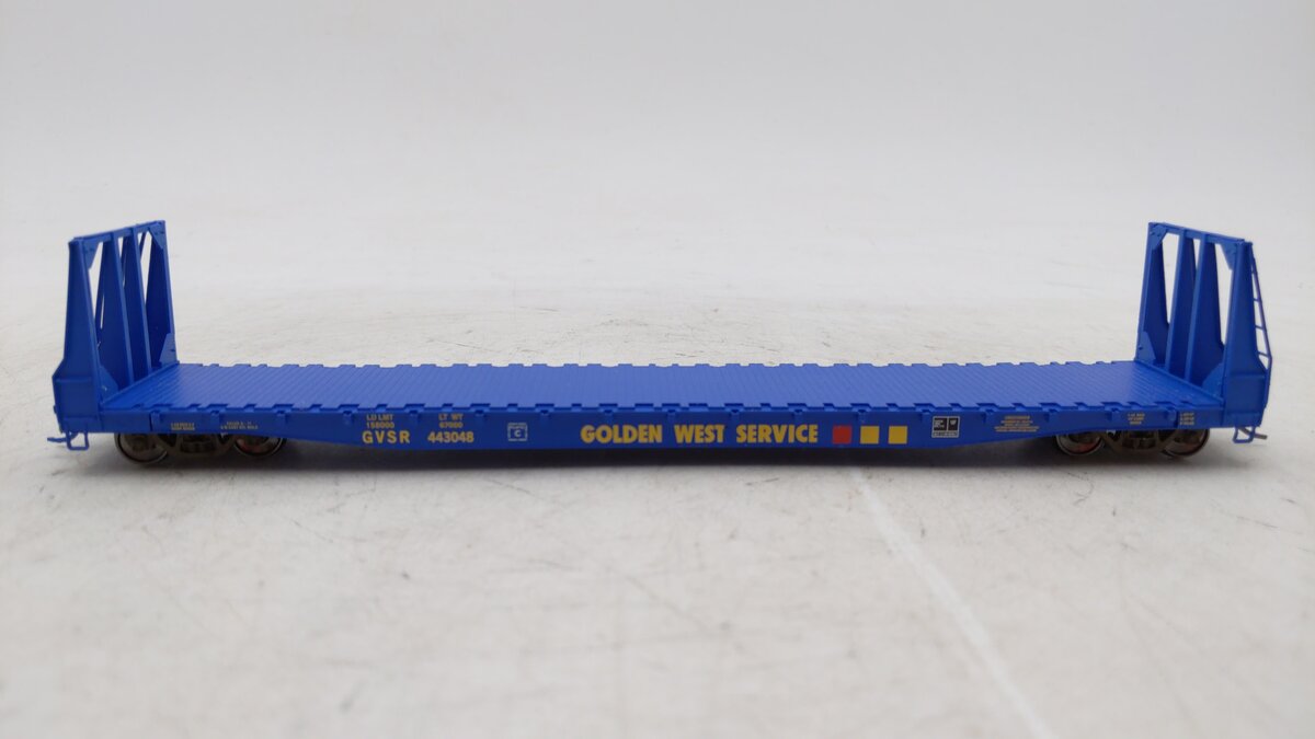 Wheels of Time 40046 HO GVSR 62 Ft Bulkhead Flatcar #443048
