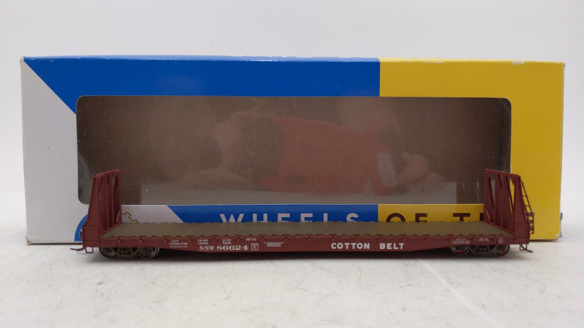 Wheels of Time 40060 HO Scale Gun 62' BH Flat Car SSW #86624