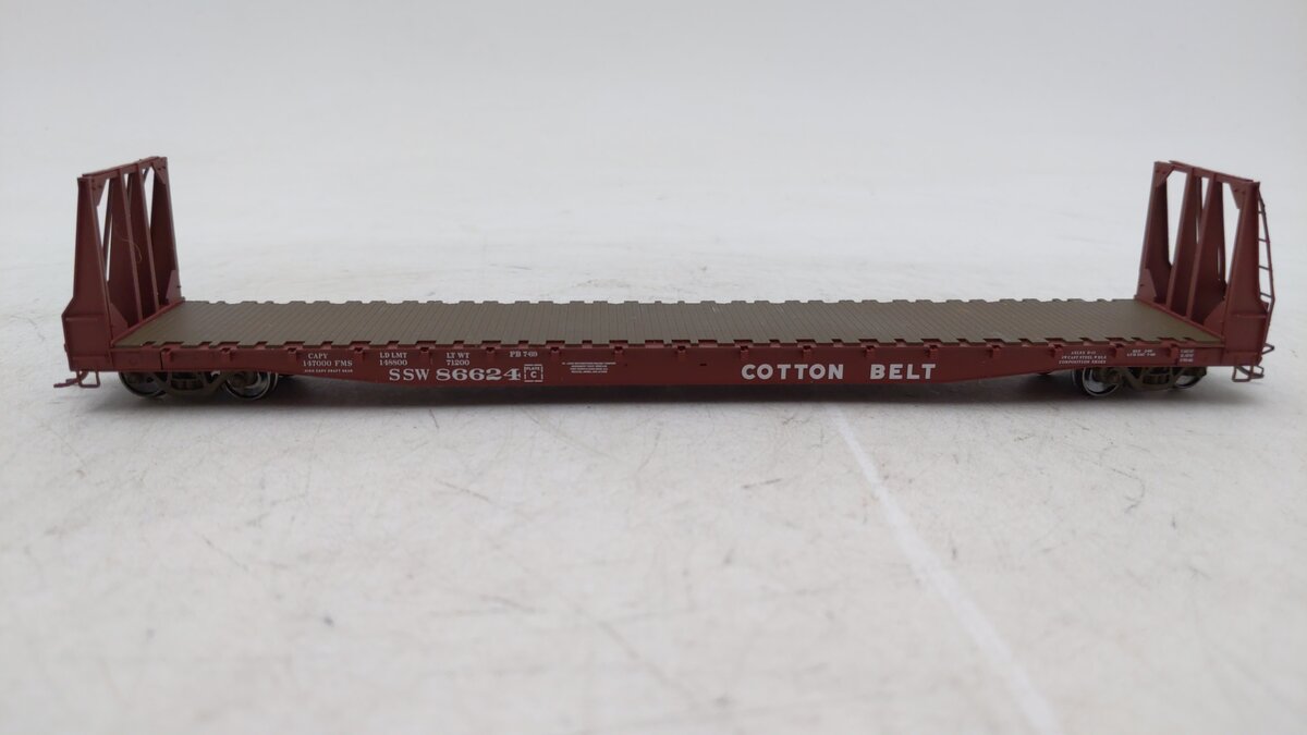 Wheels of Time 40060 HO Scale Gun 62' BH Flat Car SSW #86624