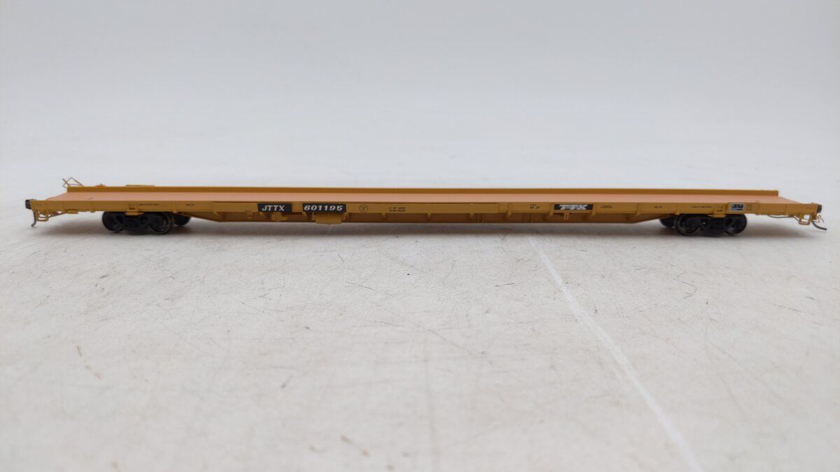 BLMA Models 51035 HO Scale RTTX ACF F89-J 89' Flatcar #601195