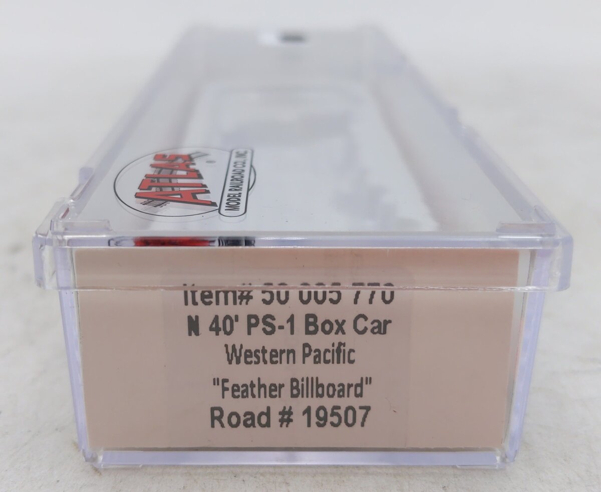 Atlas 50005770 N Western Pacific Feather Billboard 40' PS-1 Boxcar #19507