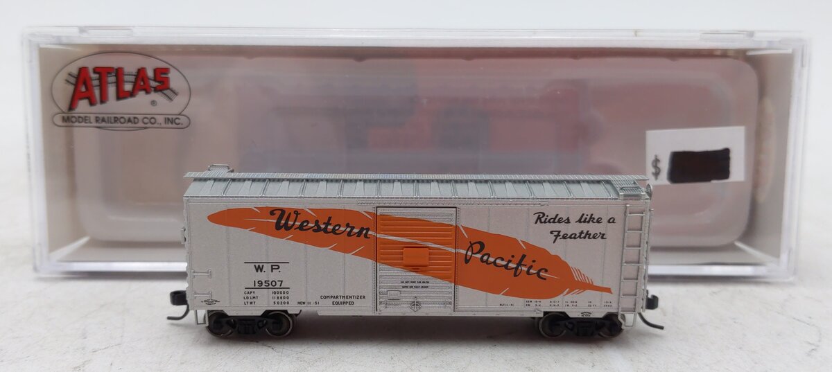 Atlas 50005770 N Western Pacific Feather Billboard 40' PS-1 Boxcar #19507