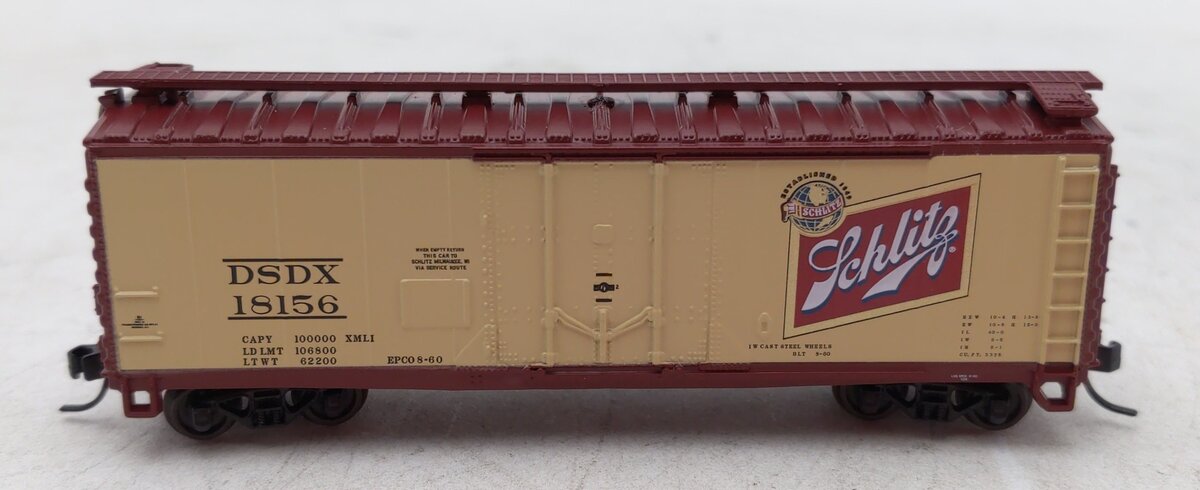 Atlas 50005649 N Schlitz 40' Plug Door Box Car #18156