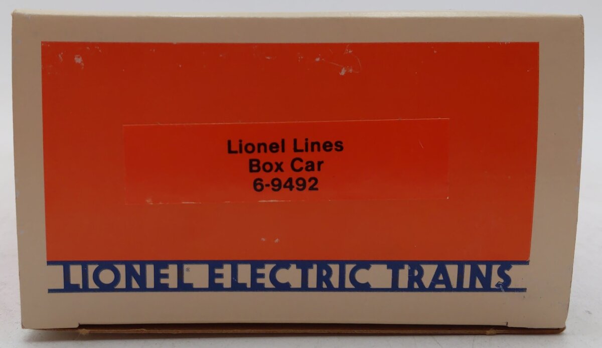 Lionel 6-9492 O Gauge Lionel Lines Orange/Blue Boxcar LN/Box