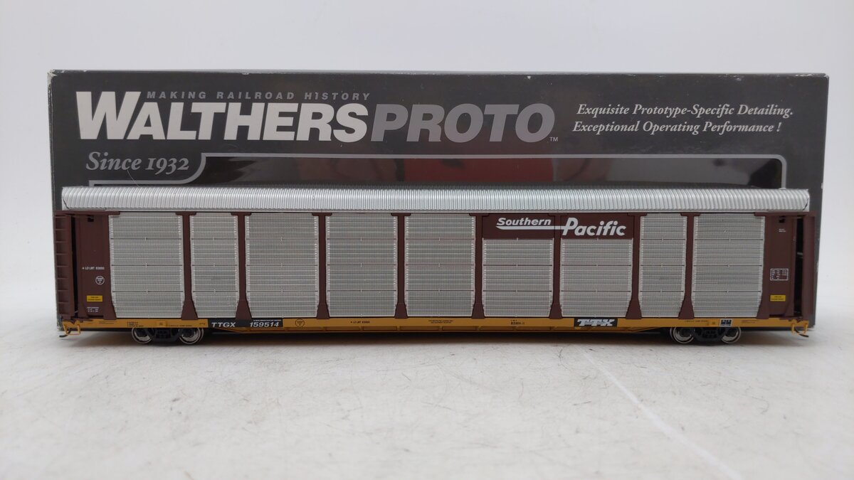Walthers 920-101306 HO Southern Pacific 89' Thrall Bi-Level Auto Carrier #159514
