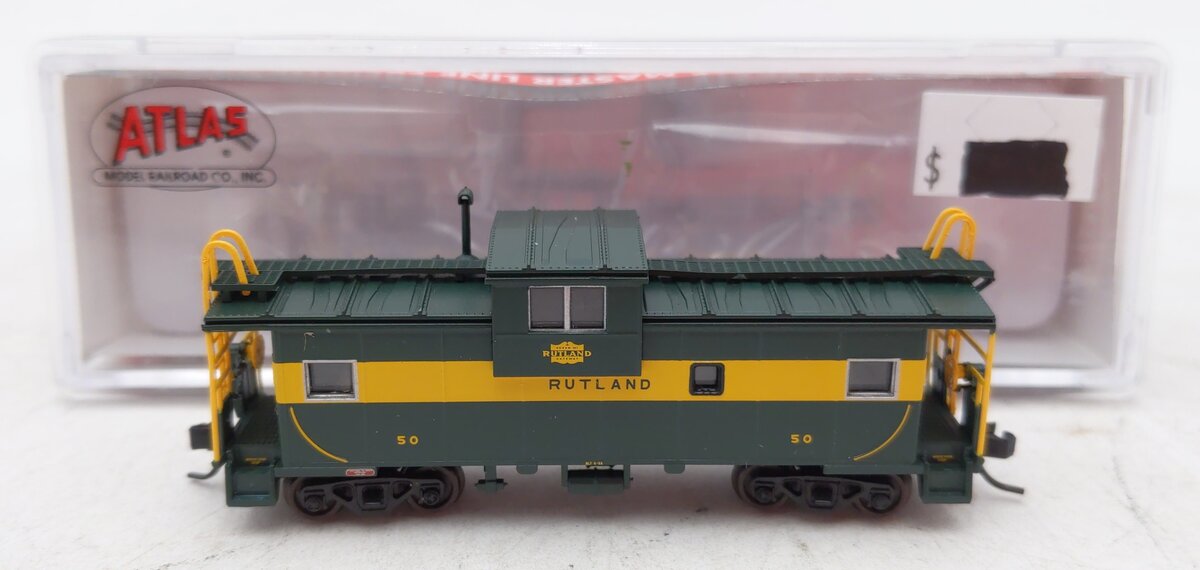 Atlas 50004132 N Rutland Extended Vision Caboose (Green/Yellow) #50