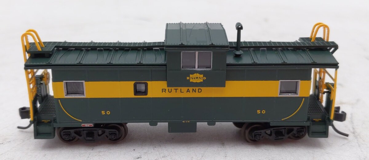 Atlas 50004132 N Rutland Extended Vision Caboose (Green/Yellow) #50