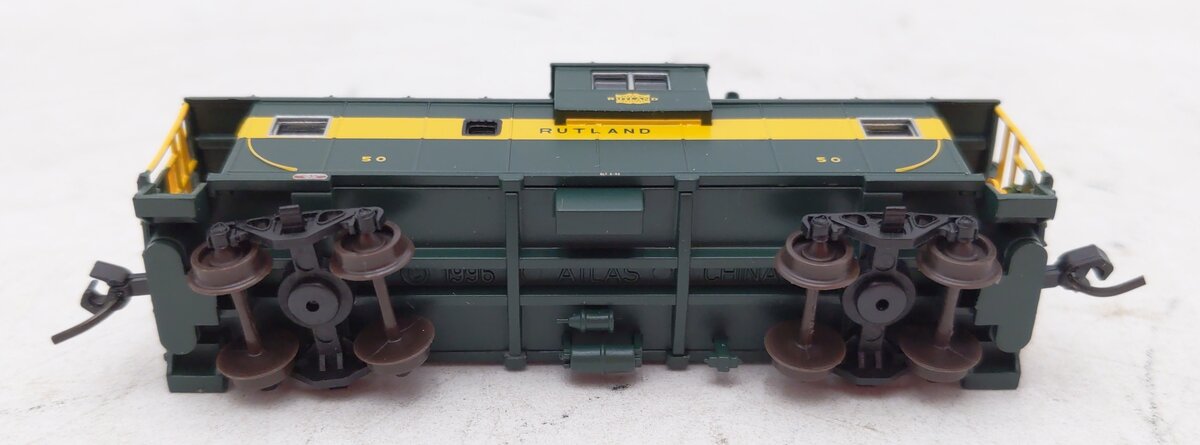 Atlas 50004132 N Rutland Extended Vision Caboose (Green/Yellow) #50