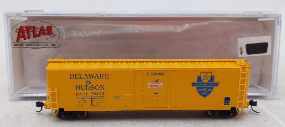 Atlas 50004458 N Delaware & Hudson 50' RBL Box Car #28124