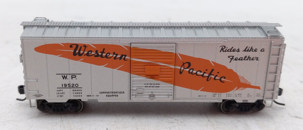 Atlas 50005771 N Western Pacific Feather Billboard 40' PS-1 Boxcar #19520