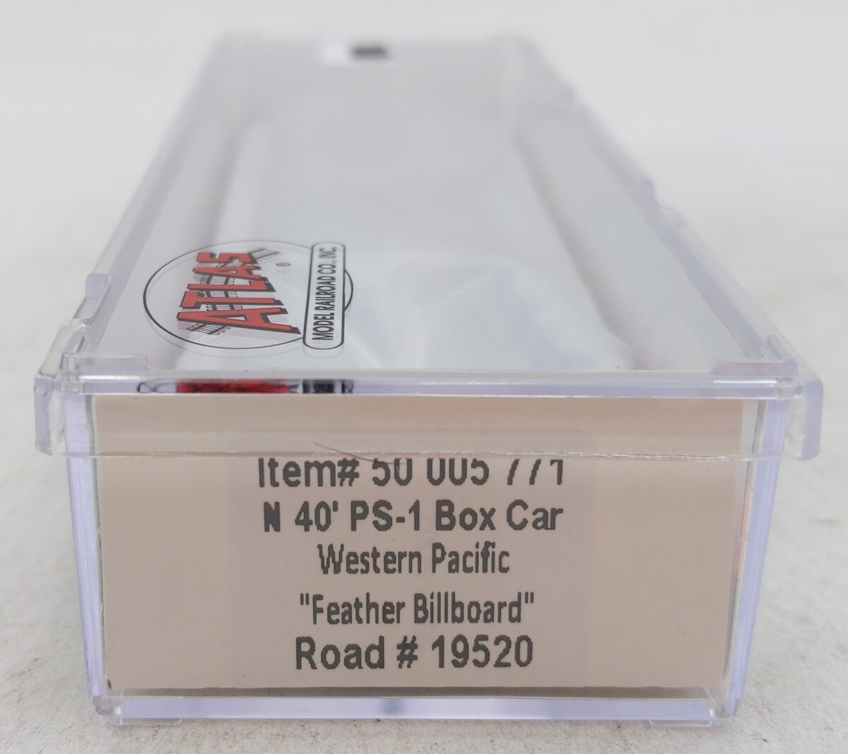 Atlas 50005771 N Western Pacific Feather Billboard 40' PS-1 Boxcar #19520