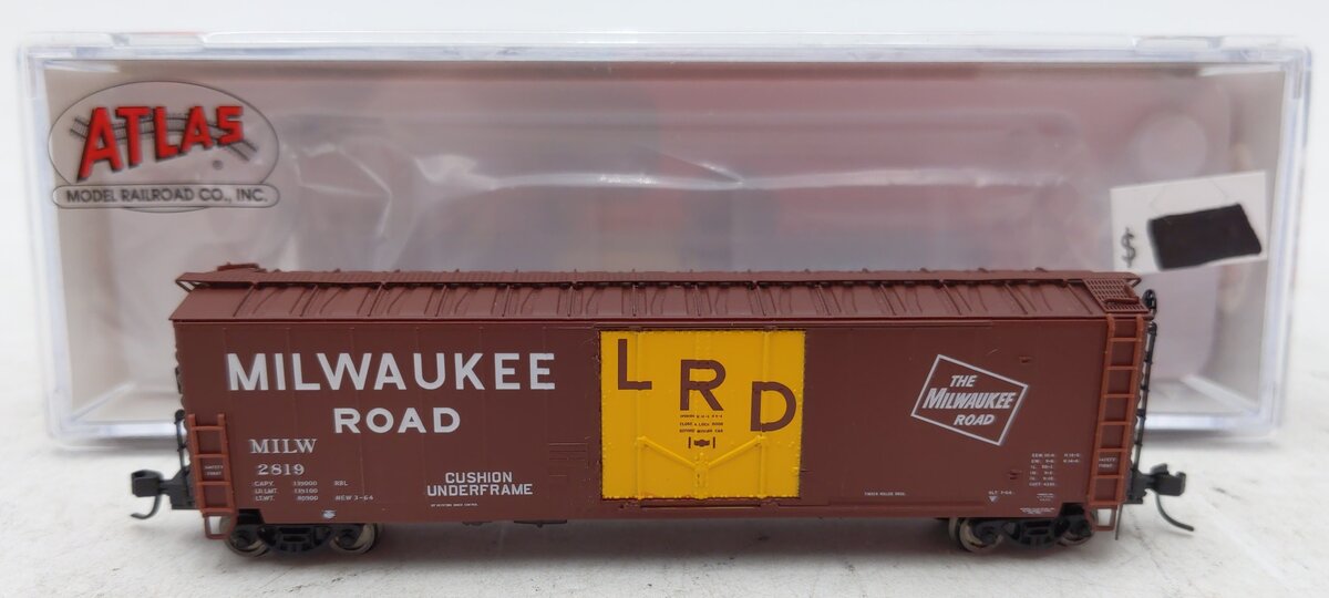 Atlas 50004453 N Milwaukee Road 50' RBL Box Car #2819