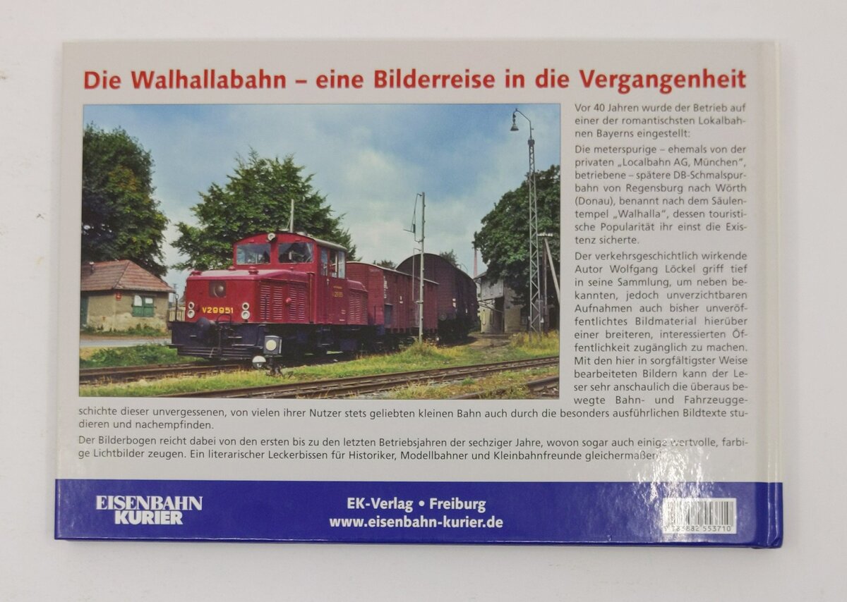 Unvergessene Walhallabahn Hardcover Book By Wolfgang Löckel LN