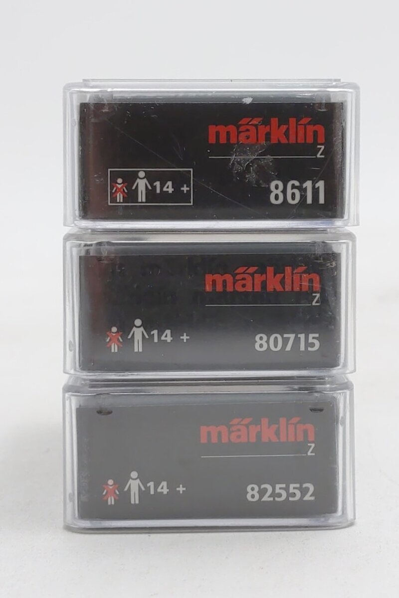 Marklin Assorted Z Scale Freight Cars [3] LN/Box – Trainz