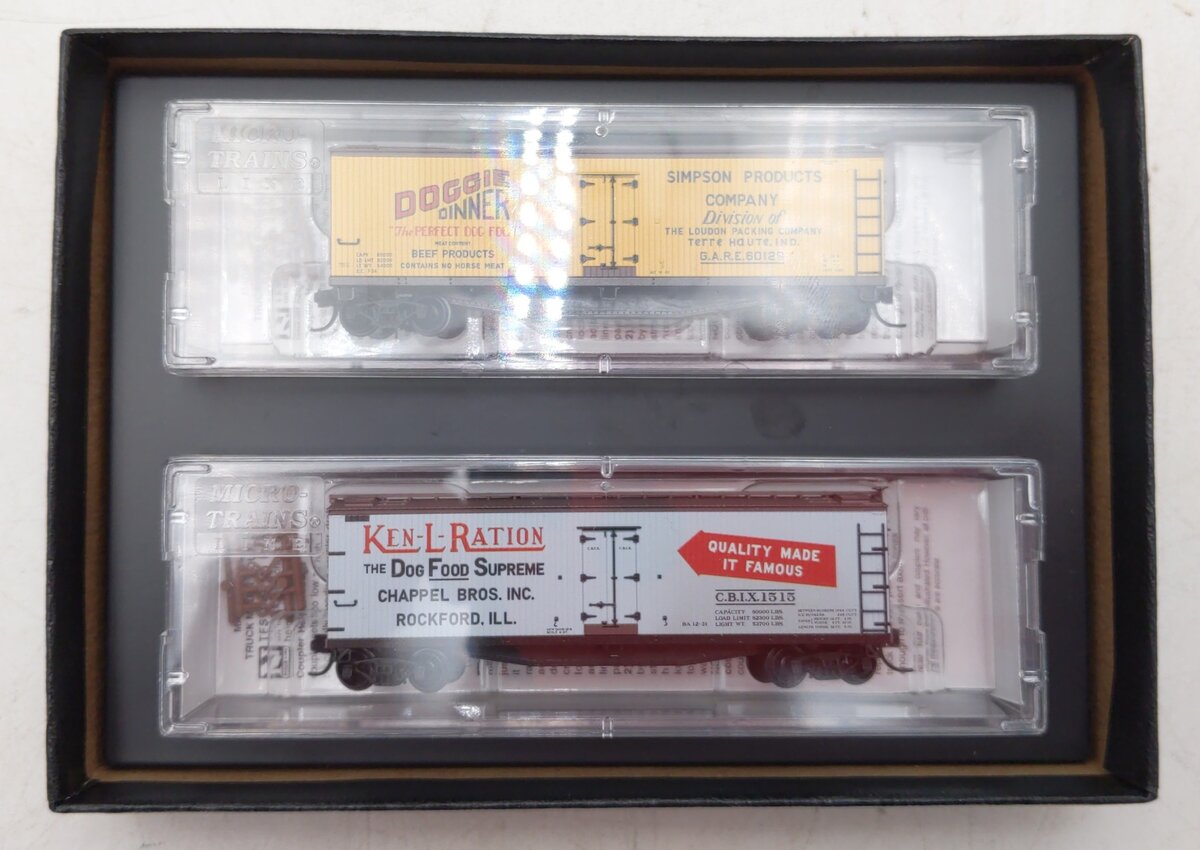 Micro-Trains 99302190 N Dog Food Reefer (Set of 2)