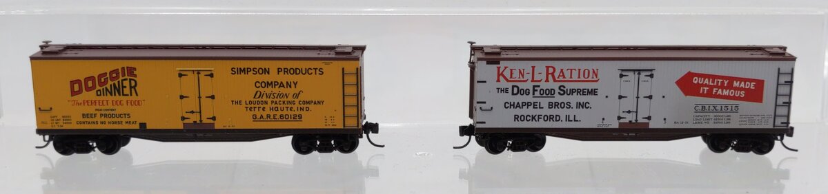 Micro-Trains 99302190 N Dog Food Reefer (Set of 2)